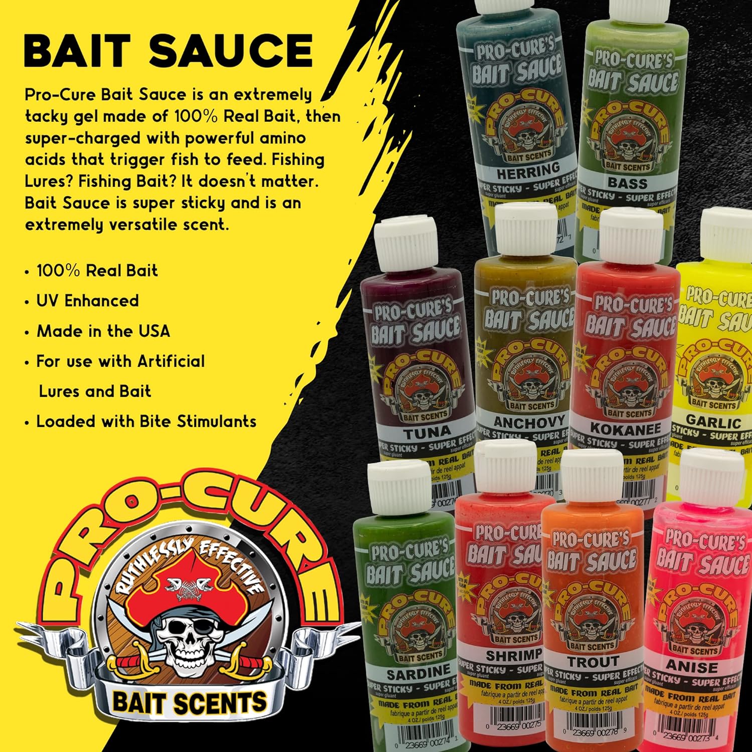 Pro-Cure Bait Sauce 4oz Sardine