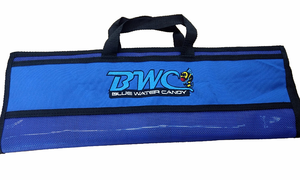 Blue Water Candy 6-Pocket Roll-Up Lure Bag