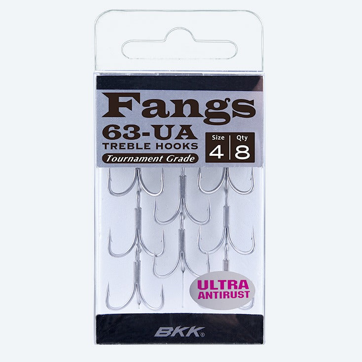 BKK Hooks Fangs-63 UA Treble Hooks