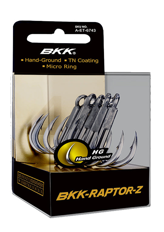 BKK Hooks Raptor-Z Treble Hooks