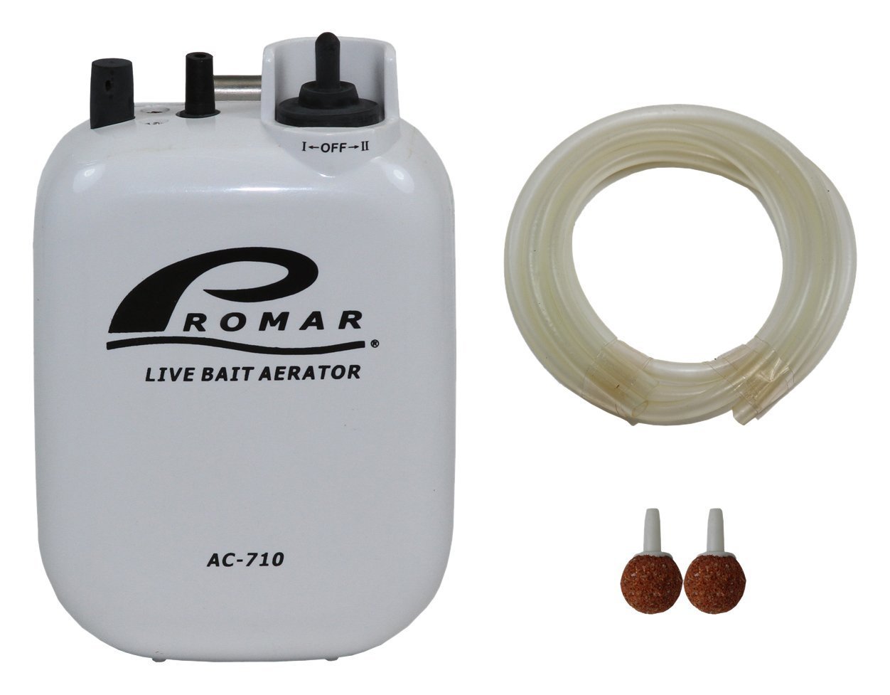 Promar 2 Speed Bait Aerator Live Bait Minnow Keeper White AC-710