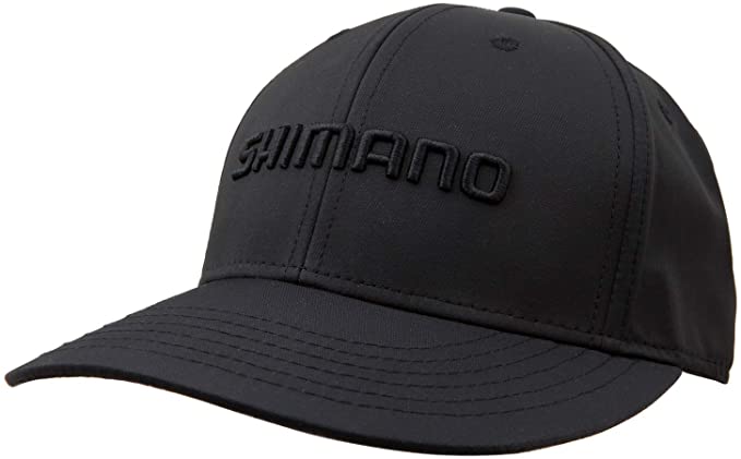 Shimano Blackout Performance Adjustable snapback cap, Black