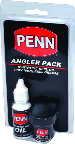 Penn Angler's Pack Combo 1/2oz Bottle Oil Grease Tube
