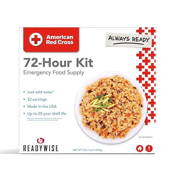 ReadyWise American Red Cross 72-Hour Emergency Food Kit