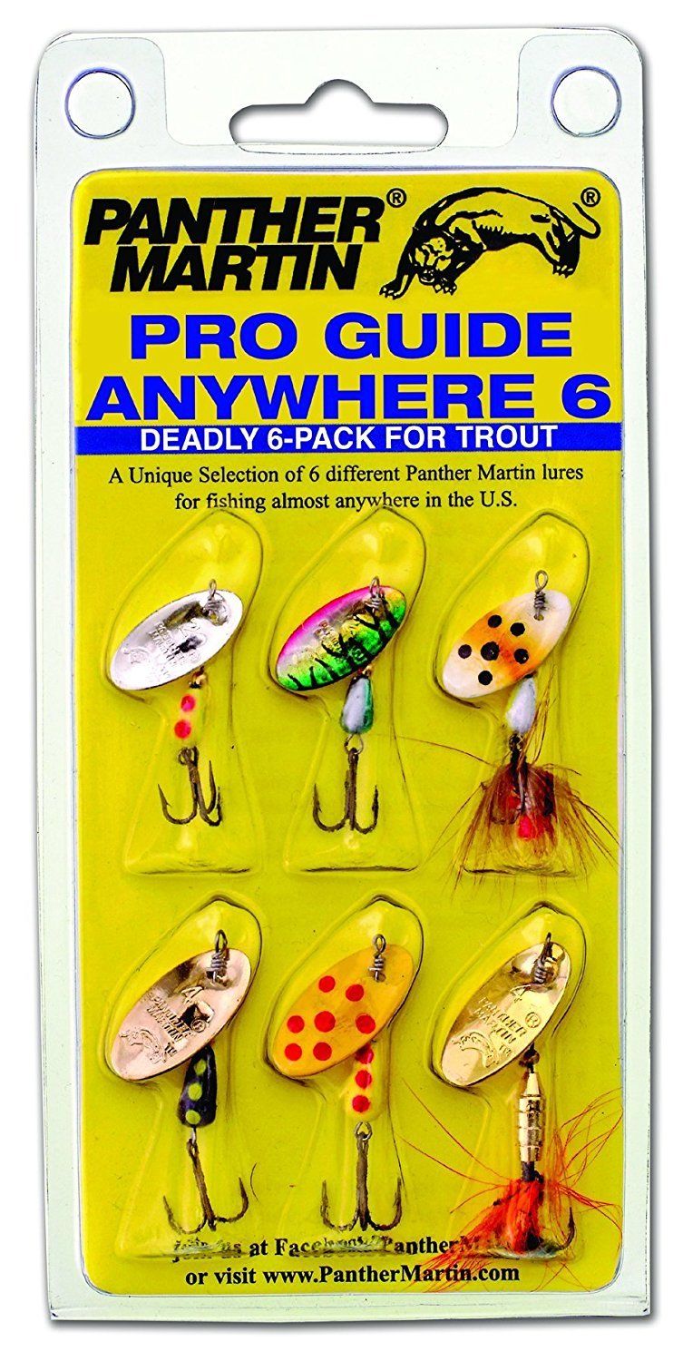 Panther Martin Best of the Best Kit. AW6 Anywhere Pro Guide Trout Spinner Lures