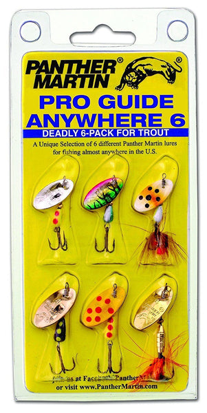best panther martin trout lure Panther Martin Pro Guide Anywhere 6 Pack