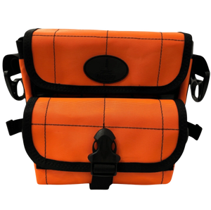 Orange w/Black Stitching & Black Logo / Small - 7" Tubes