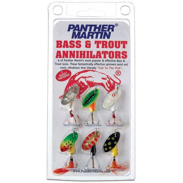 Panther Martin DDMO Deadly Dozen Spinners Fishing Lure Kit - Assorted -  Pack of 12