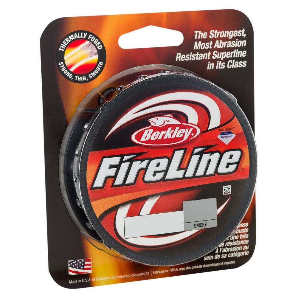 Berkley FireLine Fused Superline Braided Fishing Line, 14lb, 300yd, Flame Green