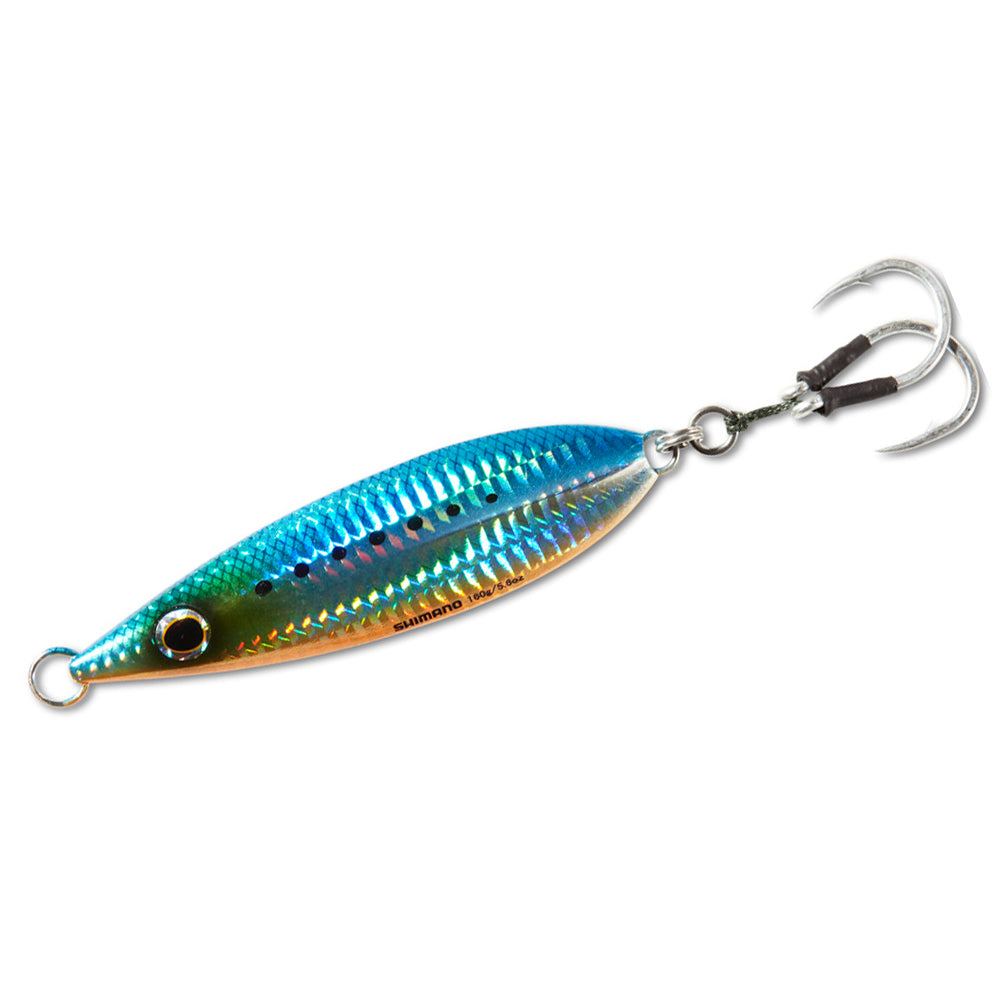 Shimano Butterfly Flat-Fall Jig, 85mm, 80g, Blue Sardine