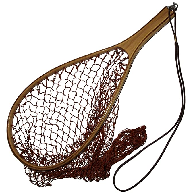 Medium Fly Fishing Net, Bamboo & Copper Landing Net Handmade in the USA -   Australia