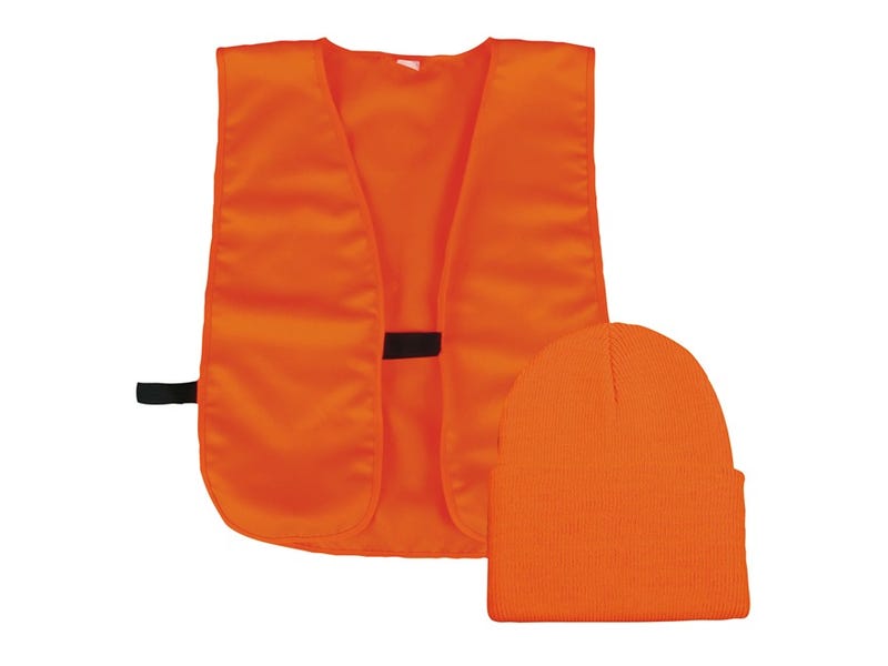 Outdoor Cap Blaze Orange Vest w/Knit Cap