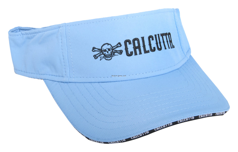 Calcutta Original Logo Visor, Adjustable Back, Light Blue