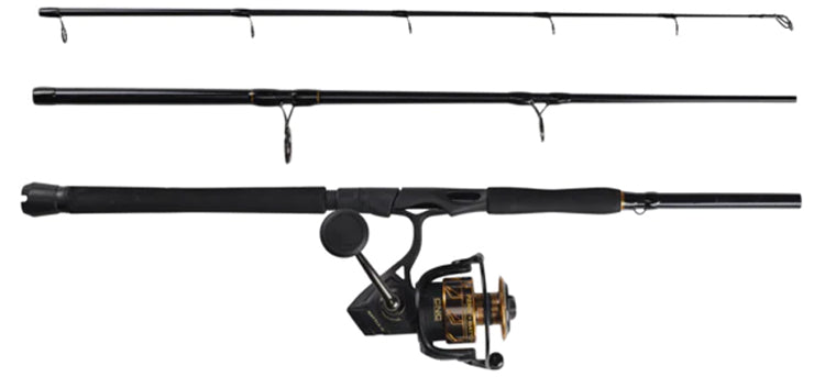 Shore Fishing (Pilot 3m and Penn V5500 including braid and mono line with  rigs and sinkers and snap swivels) Combo
