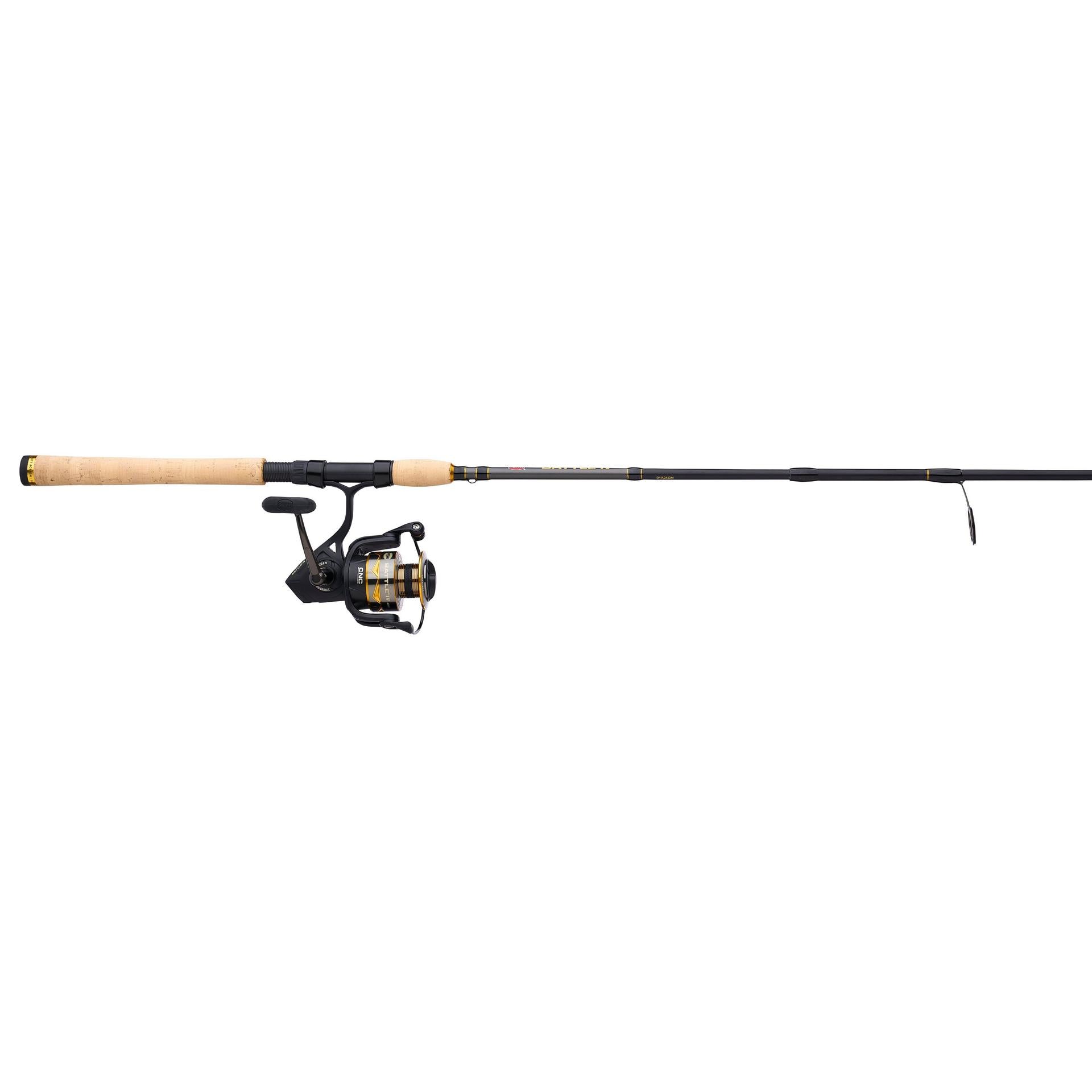 Penn BTLIV4000703MTRVL Battle IV Travel Spinning Combo, 7'Medium 3