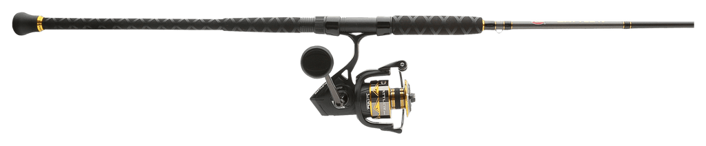 Penn BTLIV5000802MH Battle IV 2-Piece Spinning Combo, 8' Medium Heavy