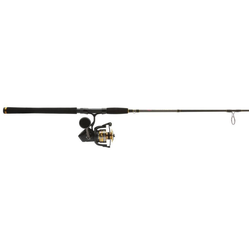 combo-pq2 spin Penn Battle IV Spinning Combo Bait Length:11 in Aluminum 12+1 Ball Bearing catching package lifeguard