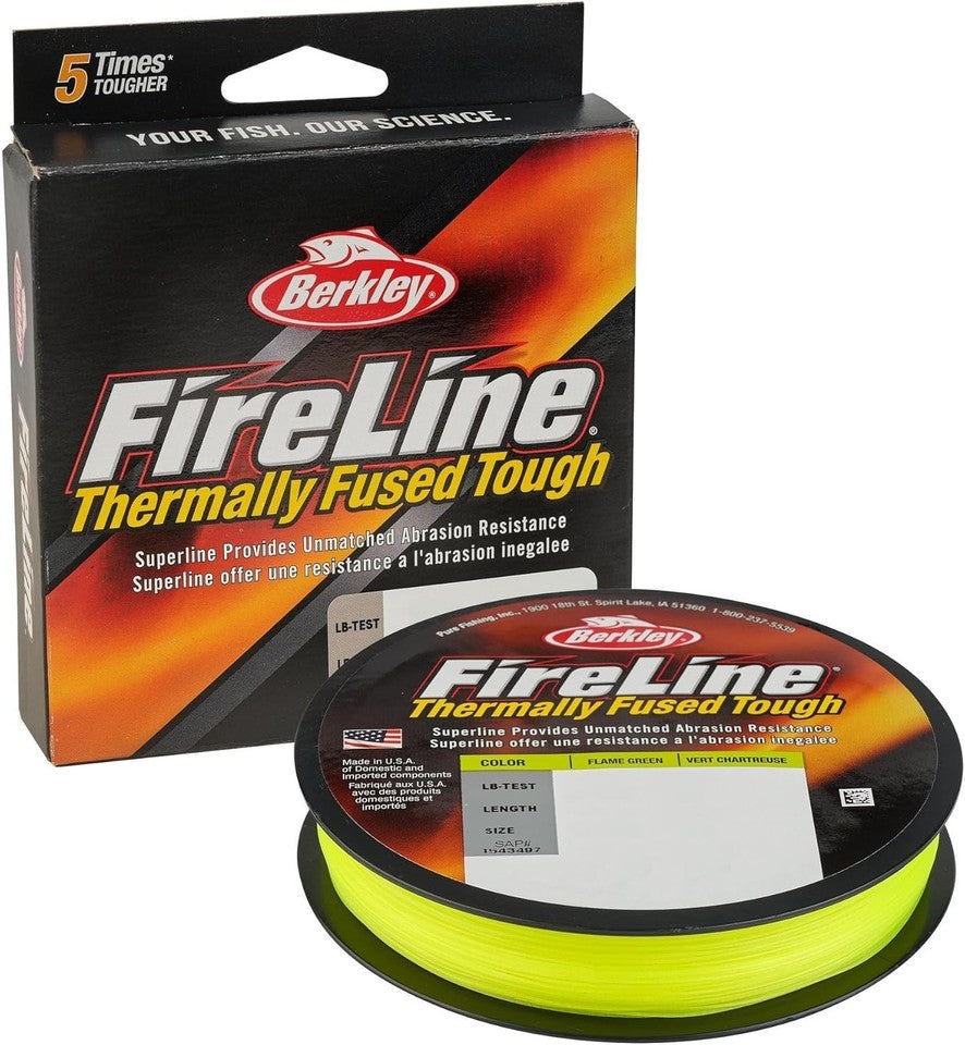 Berkley Fireline 8 Carrier Themally Fused Construction Flame Green 17lb 125yd