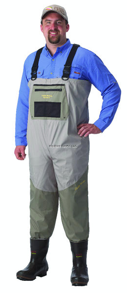 Caddis Wading Systems Stout 2 Tone Taupe Breathable Chest Waders
