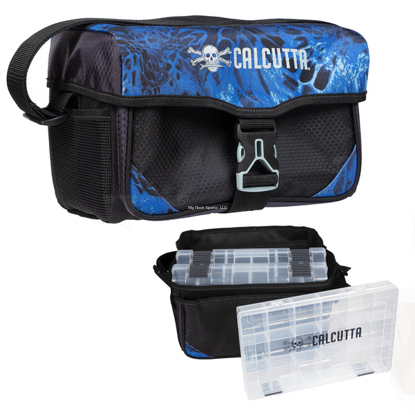 calcutta squall express 3600 tackle bag in Shoreline Camo Unlicensed Party Supplies padded backpack straps to Abu Garcia 6500 Carp Length - Power - Action:USALBT610MLXFR / 6'10
