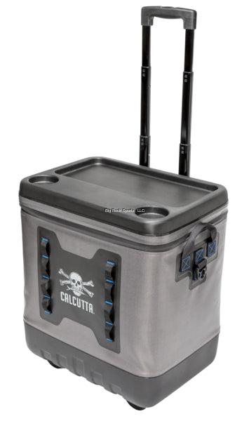 Calcutta Renegade Rolling Cooler 45L with retractable handle, Gray