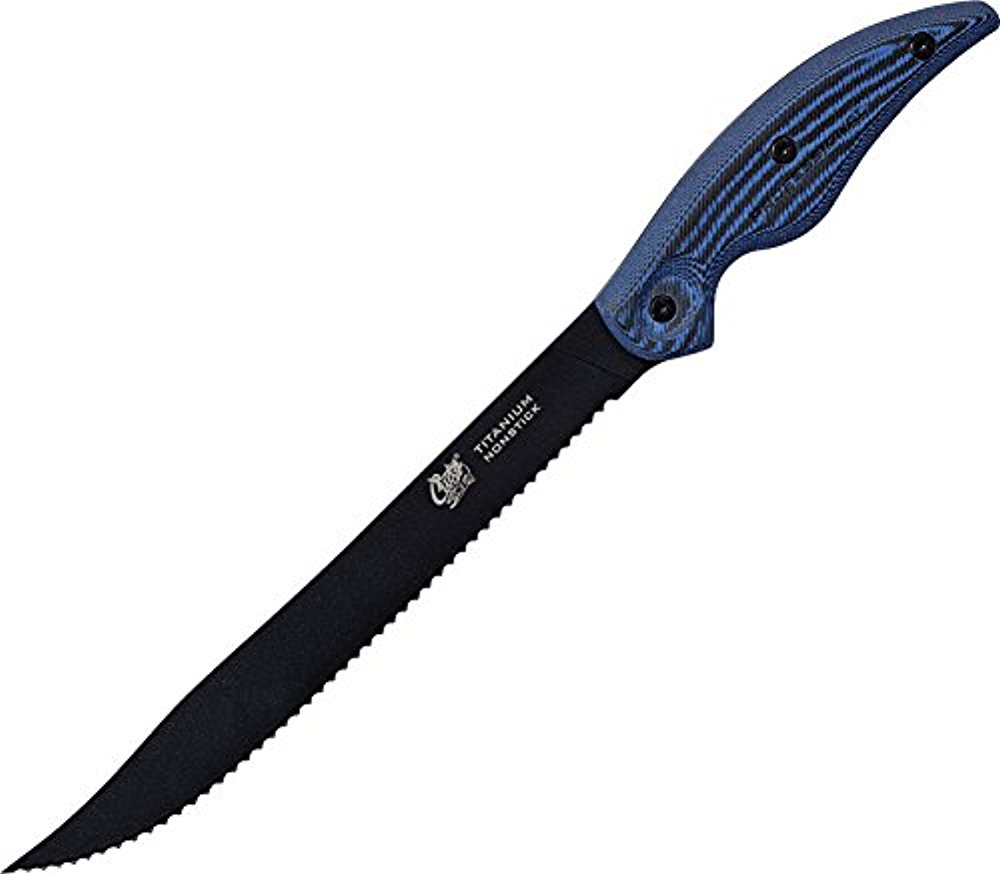 Cuda professional Series Ti Non-Stick Serrated Knife, 9"