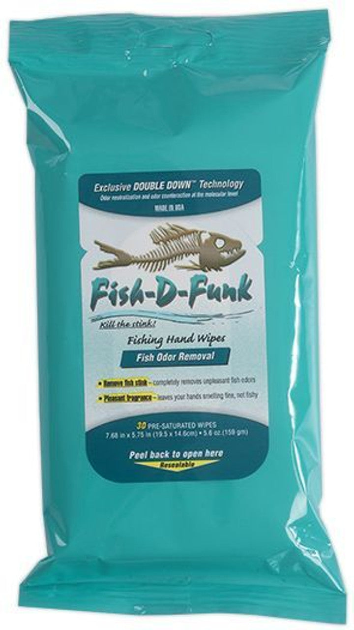 D-Funk Fish D Funk Hand Cleaning Wipes, Pouch