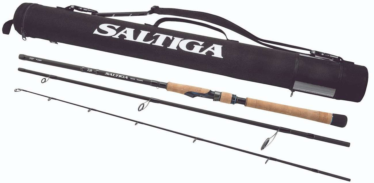 Daiwa SATRIN703MFS Saltiga Inshore Travel Spinning Rod, 7'M, Sections