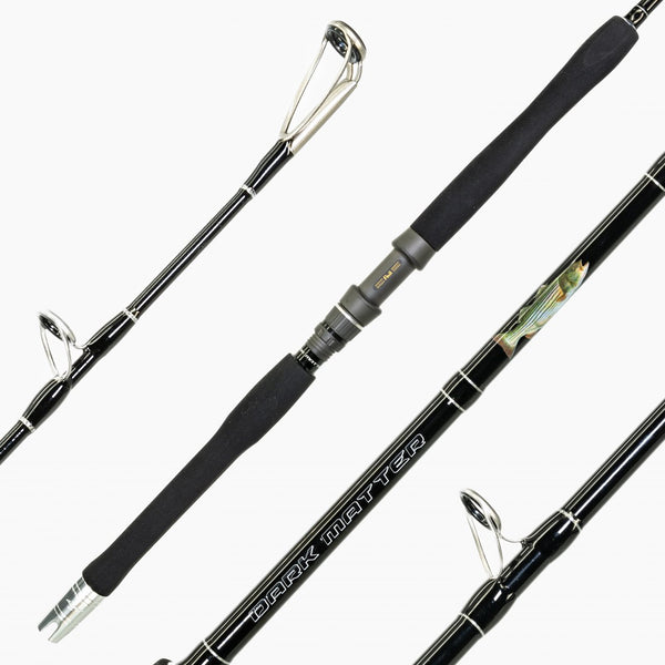 Troll　ブラックメタル black l Dark Matter Mojo Trolling Rods Black 7'