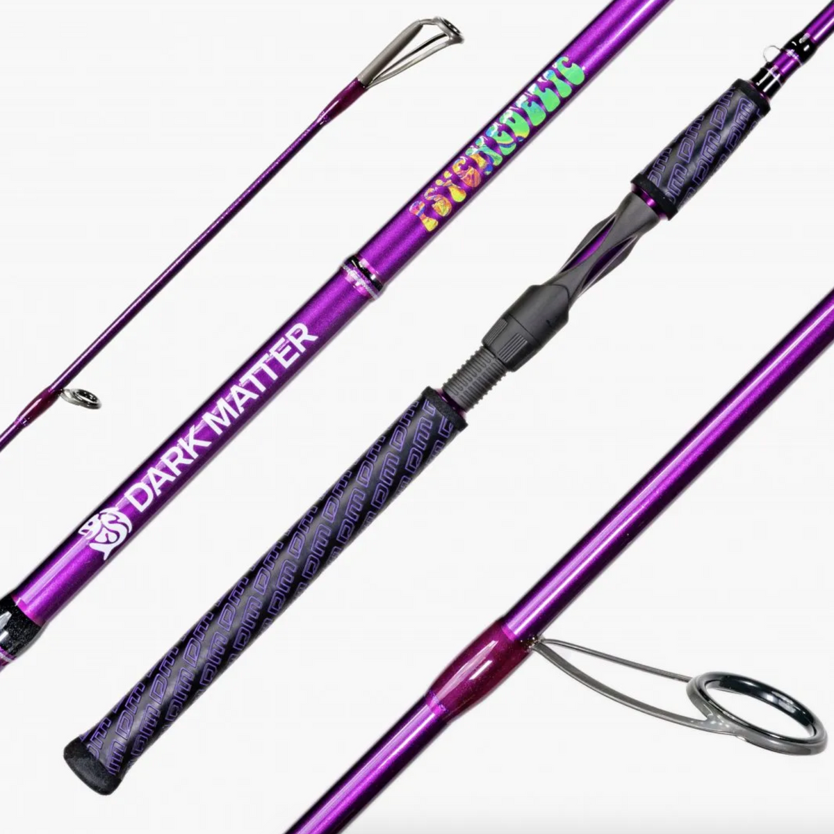 dark iron fishing pole Dark Matter Psychedelic Inshore Spinning Rods