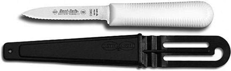 Dexter Russell Sani-Safe 3 1/4" Net Twine Line Knife with Sheath