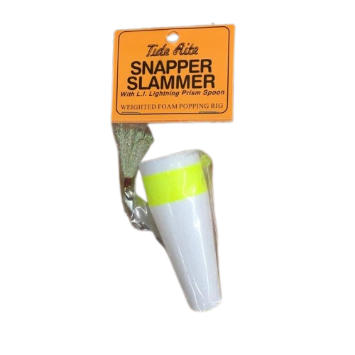 Tide Rite Weighted Foam Snapper Popper with “Snapper Zapper” Prisim Spoon Attached
