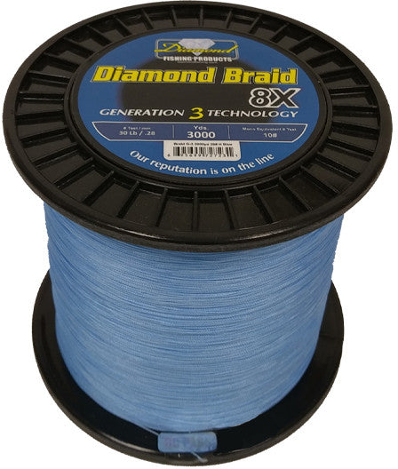 Diamond Braid Generation III 8X Braided Line 3000yd