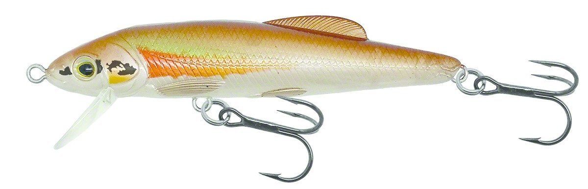Live Target DJB75S256 Dace 1/4oz Sinking 3" Shallow Jerkbait Lure Ghost Rosyside