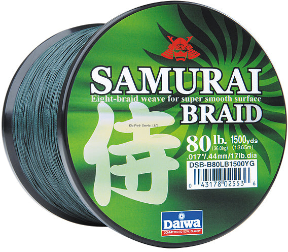 Daiwa Samurai Braided Line Green
