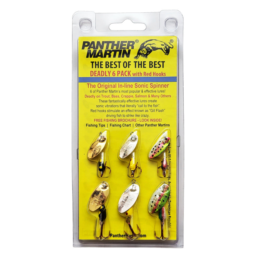 Panther Martin Spinner Trout Panfish Best of the Best Kit DSG6 Deadly 6 Lures