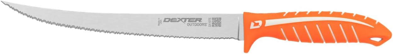 Dexter DEXTREME 10" Tiger Edge Fillet Knife with Sheath