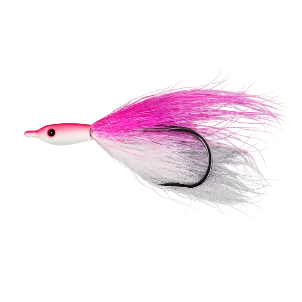 Jigging World Fluke Candy Teasers with Bucktail (2pk, Assorted Colors)