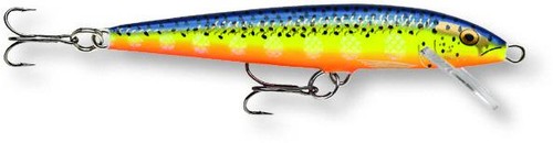 Rapala Original Floating Lure 5 1/4", 1/4 oz, Hot Steel, Floating
