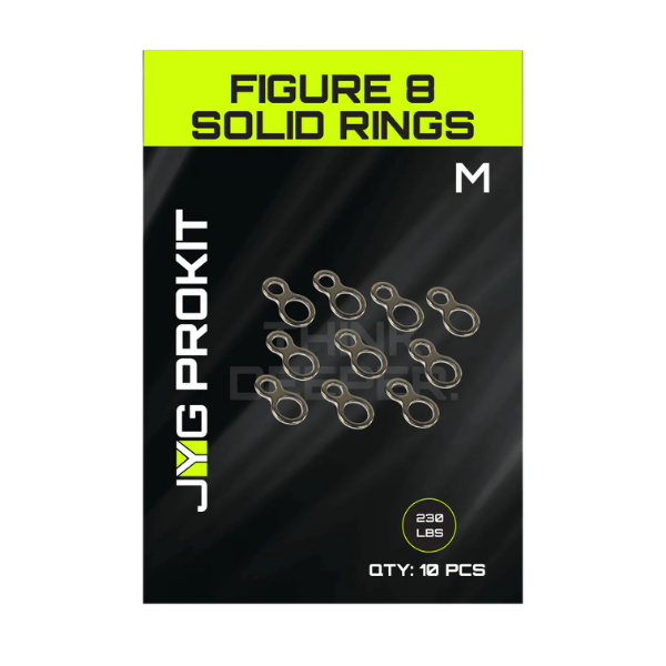 JYG Pro Figure 8 Solid Ring 10Pk