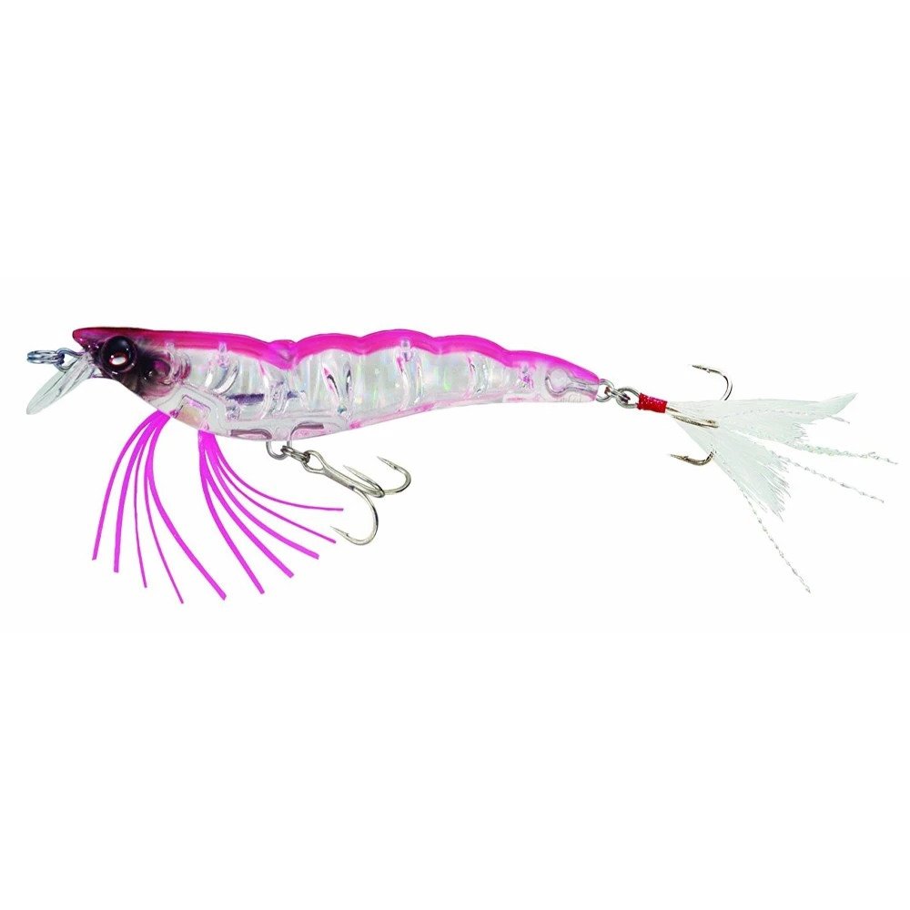  Yo-Zuri R1161-HGS Crystal 3D Shrimp Slow Sinking Lure,  Holographic Ghost Shrimp : Sports & Outdoors
