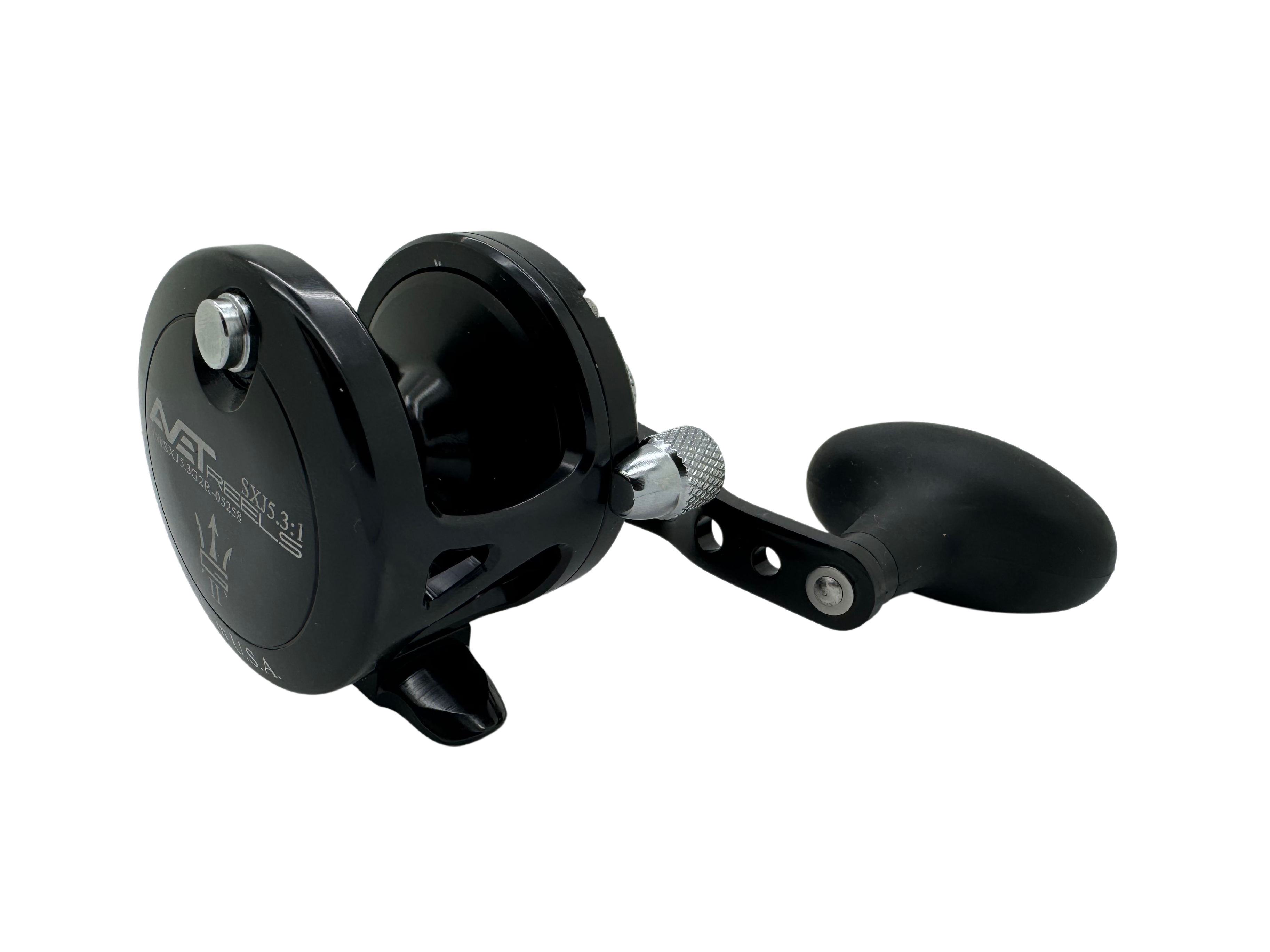 Avet SXJ 5.3 NGP Single Speed Reel Black RH (No Glide Plate)