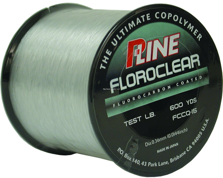 P-Line Floroclear Fluorocarbon Coated Mono 3lb 300yd - FCCF-3