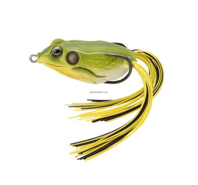LiveTarget Frog Hollow Body Topwater Lure, 1 3/4",1/4 oz, Bright Green, Floating