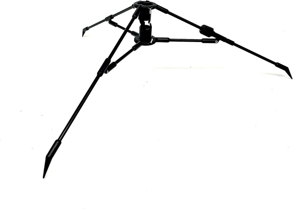 Fishin Stix FSSS Fishin Stix Tripod Stand, Collapsible, Compact, Black