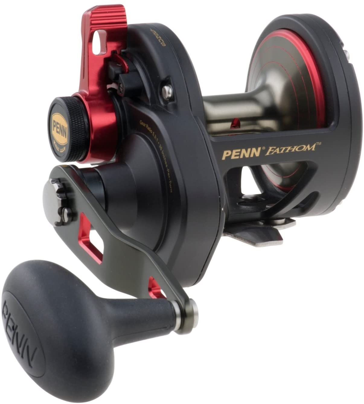 Penn Fathom Lever Drag Slow Pitch Conventional Fishing Reel Metal Body