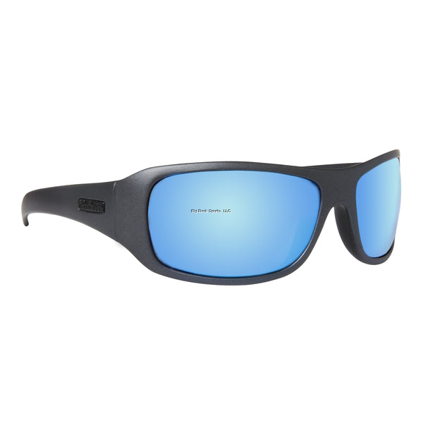 Calcutta Leeward Discover Series Sunglasses Matte Gray Frame, Blue Mirror Lens
