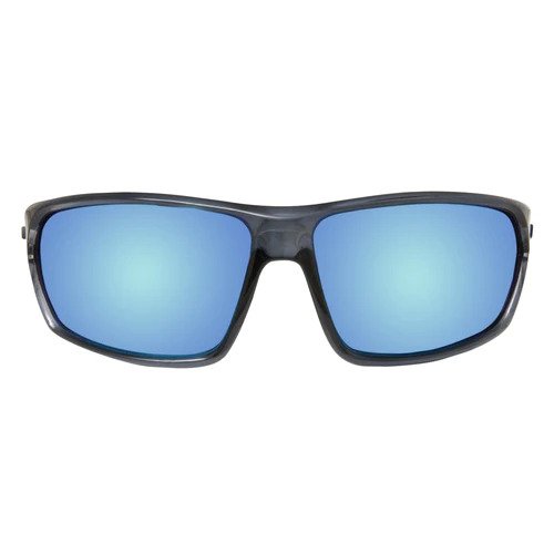 Calcutta Exuma Discover Series Sunglasses Crystal Smoke Frame, Blue Mirror