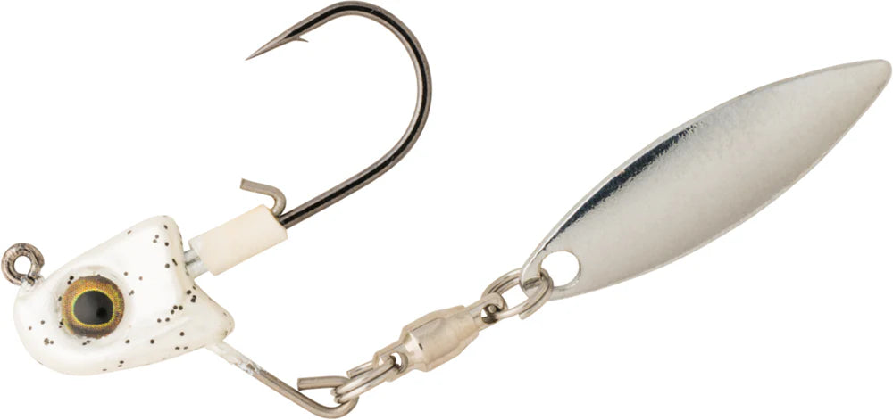 finger lakes fishing lures Great Lakes Finesse Micro Sneaky Underspin - White Shad