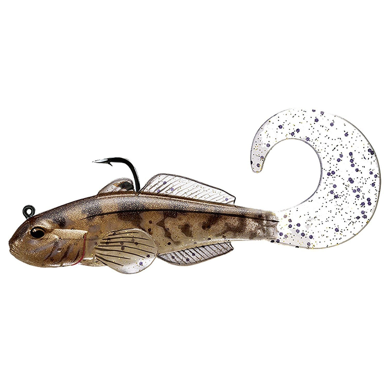 LiveTarget Goby Paddle/Swirl Tail